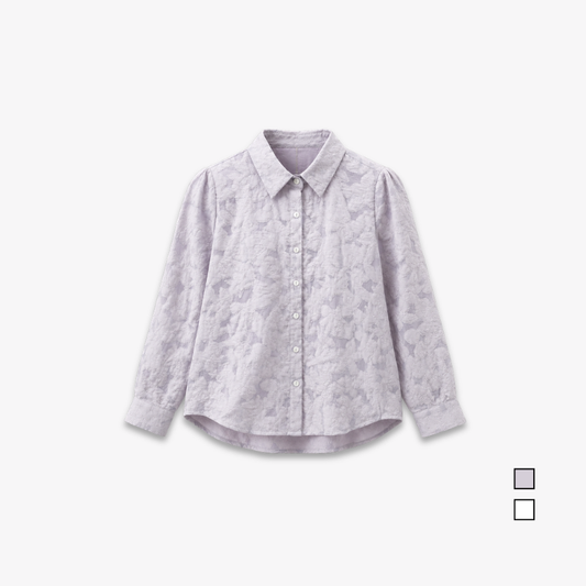 PISCO Women Floral Jacquard Blouse