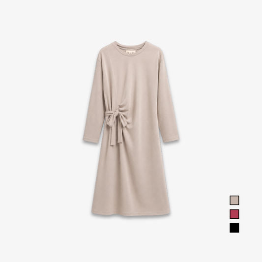 PISCO Women Long Sleeve Midi Dress