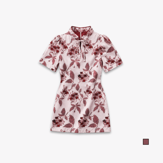 YFS Women Elegant Floral Bodycon Dress