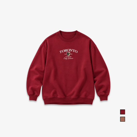 YFS Women Graphic Oversized Sweatshirt