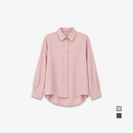 YFS Women Classic Long Sleeve Button-Up Shirt
