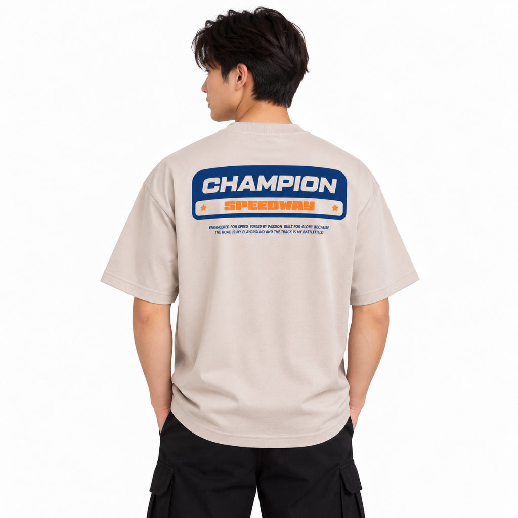COLEGACY Men Champion Speedway Graphic Tee