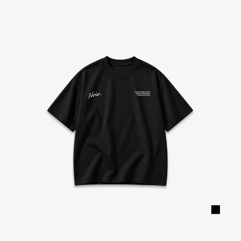 COLEGACY Men Noir Cityscape Graphic Tee