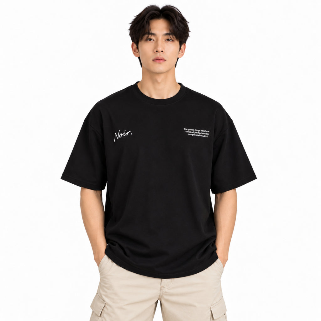 COLEGACY Men Noir Cityscape Graphic Tee