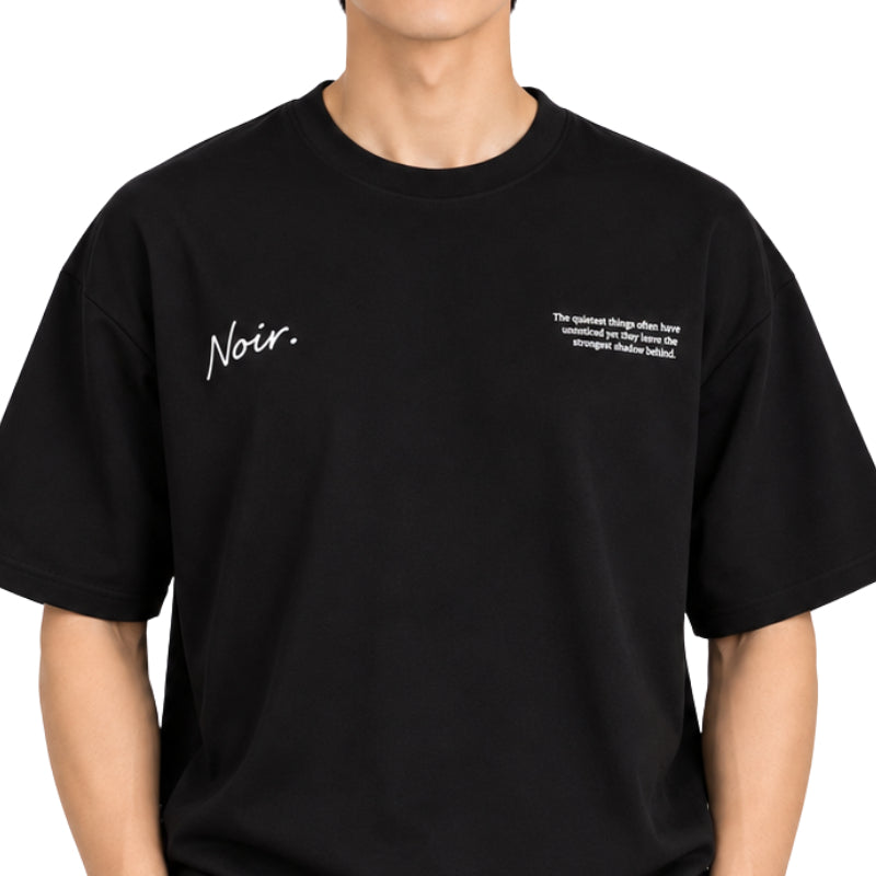 COLEGACY Men Noir Cityscape Graphic Tee