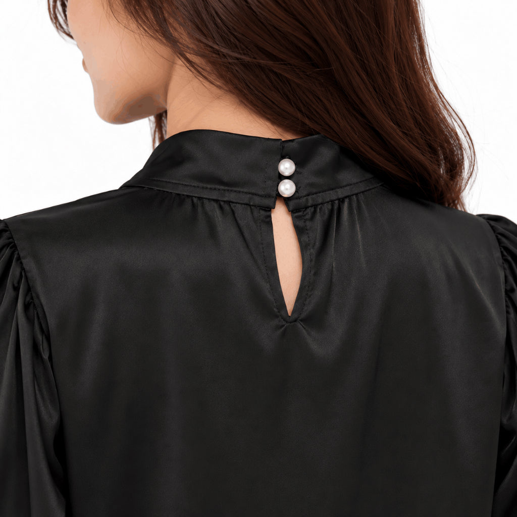 PISCO Women Bow Tie Blouse