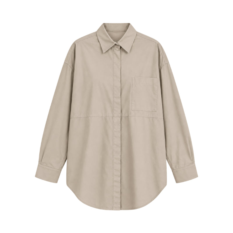 PISCO Women Button-Up Long Sleeve Shirt