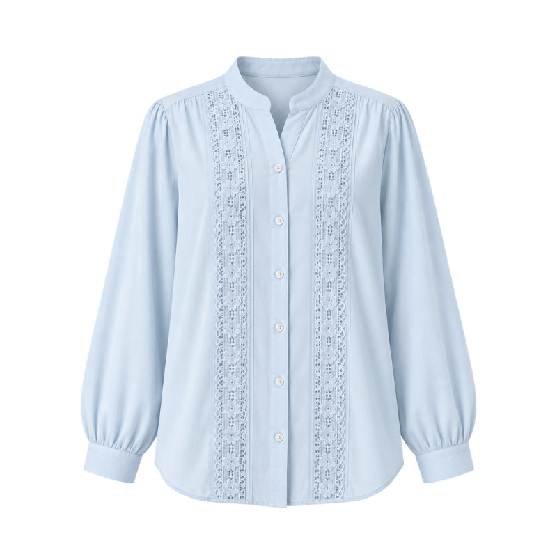 PISCO Women Lace Panel Blouse