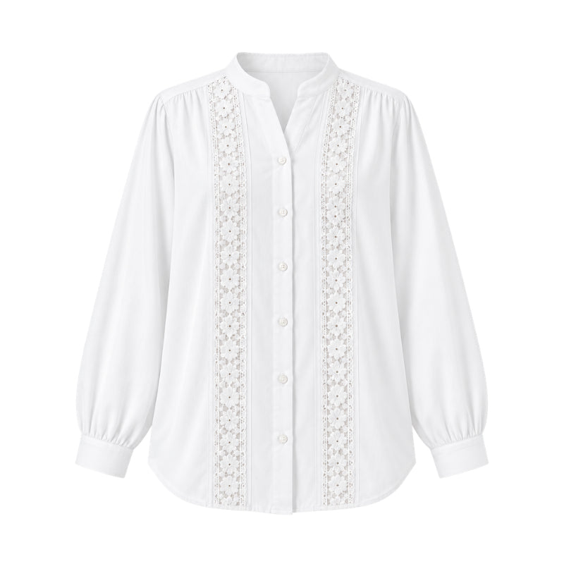 PISCO Women Lace Panel Blouse