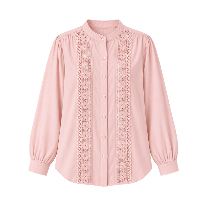 PISCO Women Lace Panel Blouse