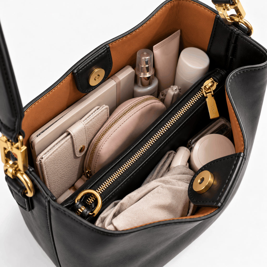 YFS Women PU Leather Floral Strap Shoulder Sling Bag