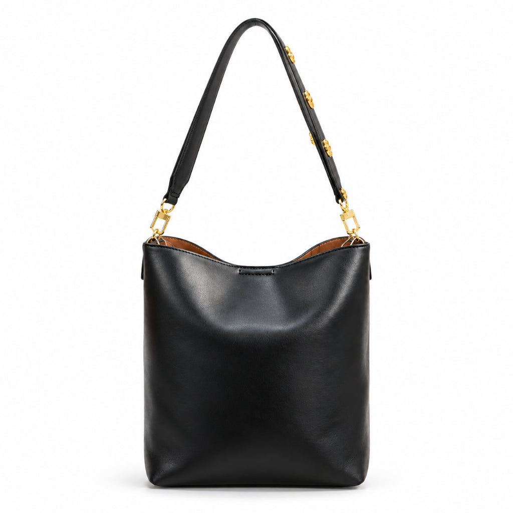 YFS Women PU Leather Floral Strap Shoulder Sling Bag