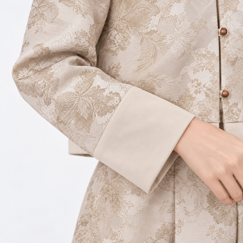 YFS Women Floral Jacquard Co-Ord Set Wear