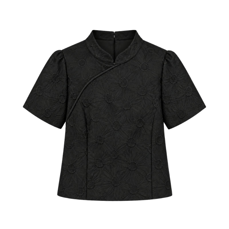 YFS Women Floral Jacquard Two-Piece Set Wear