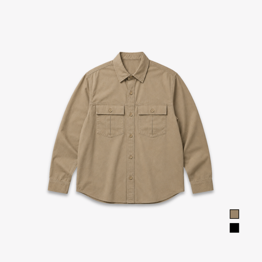 AD JEANS Men Long Sleeve Utility Shirt